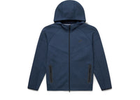 Nike Sportswear Tech Fleece Windrunner Kapuzenpullover mit durchgehendem Reißverschluss, Obsidian Heather/Schwarz