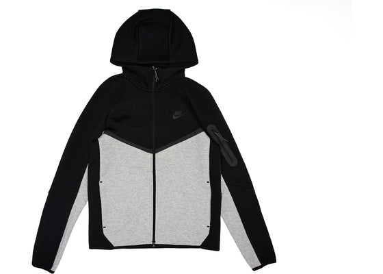 Nike Sportswear Tech Fleece Windrunner Hoodie Black/Dark Grey Heather/Black sneakers - authentic Nike shoes