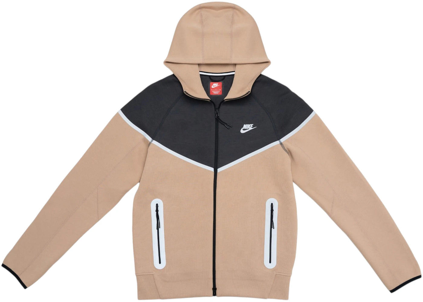 Nike Sportswear Tech Fleece Windrunner Reflective Full Zip Hoodie Hemp/Anthracite/Black - vue secondaire A