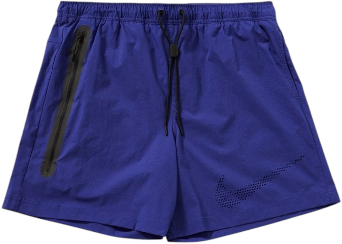 Nike Sportswear Tech Fleece Woven Shorts Royal Blue - vue 360