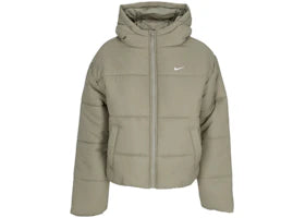 Nike Sportswear Women’s Classic Puffer Therma-FIT Loose Hooded Jacket Medium Olive