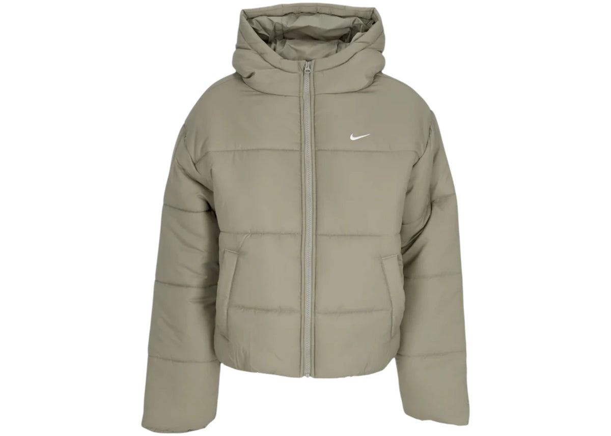 Nike Sportswear Women’s Classic Puffer Therma-FIT Loose Hooded Jacket Medium Olive - vue secondaire A