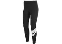 Nike Sportswear Women's Essential High-Waisted Logo Leggings Black/White