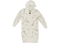 Nike Sportswear Women's Phoenix Cozy Boucle Long Knit Cardigan White