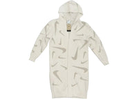 Nike Sportswear Women's Phoenix Cozy Boucle Long Knit Cardigan White