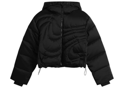 Nike Sportswear Women's Swoosh Series Therma-FIT Oversized Puffer Jacket Black/Black - apparel view 2