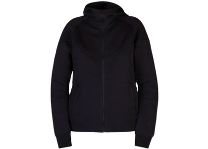 Nike Sportswear Women's Tech Fleece Windrunner Full-Zip Hoodie Black/Black - authentic Nike apparel