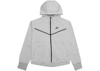 Nike Sportswear Women's Tech Fleece Windrunner Full Zip Hoodie Dark Grey Heather/Black