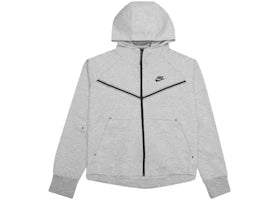 Nike Sportswear Women's Tech Fleece Windrunner Full Zip Hoodie Dark Grey Heather/Black