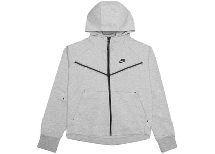 Nike Sportswear Women's Tech Fleece Windrunner Full Zip Hoodie Dark Grey Heather/Black - apparel view 2