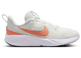 Nike Star Runner 4 Summit White White Black Apricot Agate (PS) - vue 360