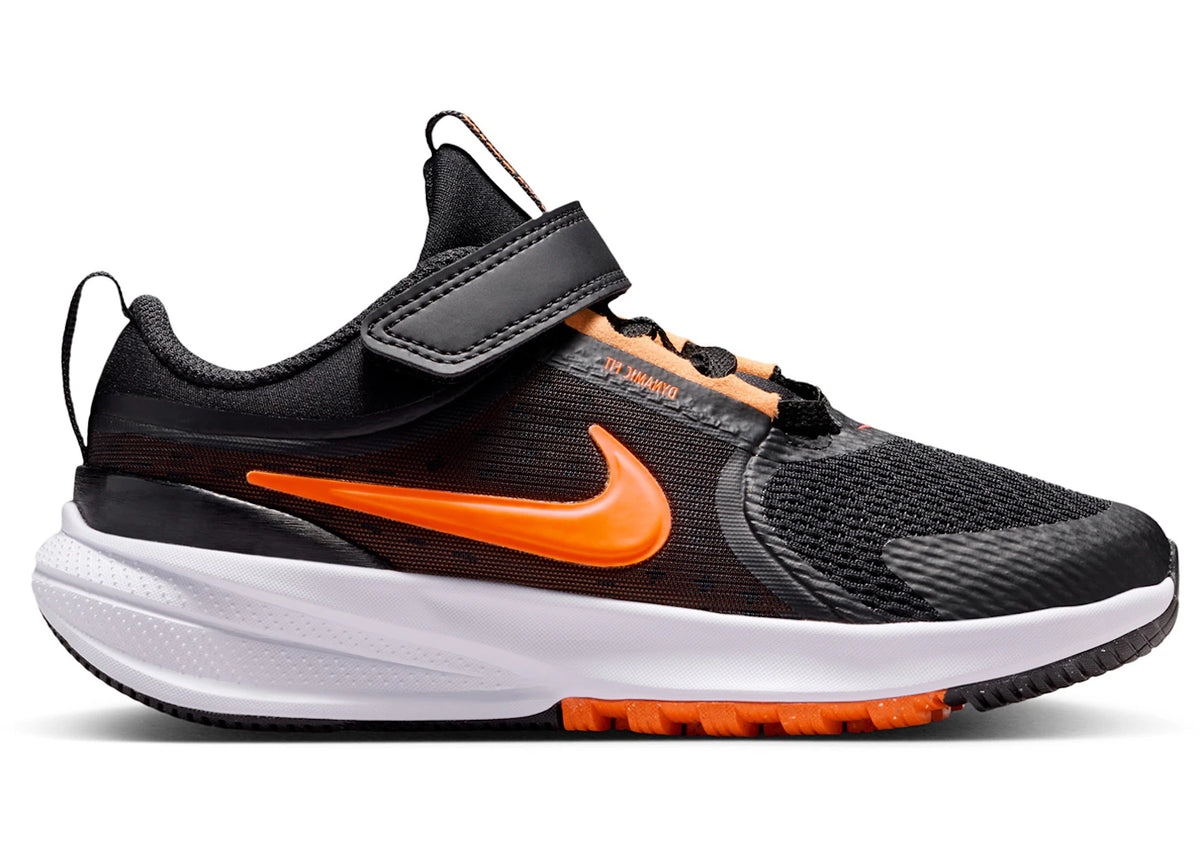 Nike Star Runner 5 Black Total Orange (PS) - vue secondaire A