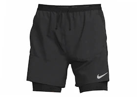 Nike Stride Dri-FIT 5" Hybrid Running Shorts Black - vue 360