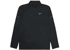 Nike Stride Dri-Fit 1/4 Zip Running Top Black - vue 360