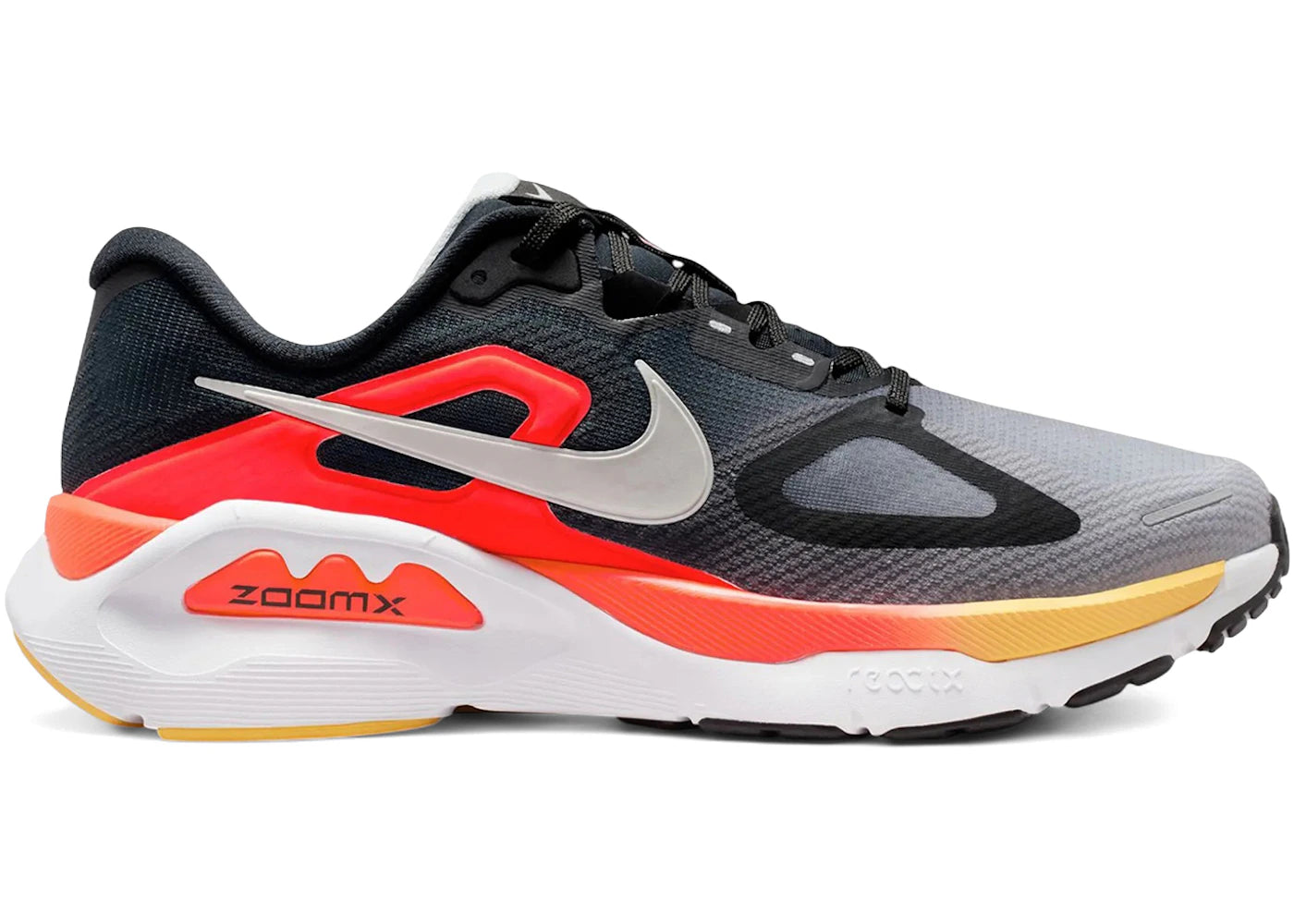 Nike Structure Plus Black Light Smoke Grey Crimson - vue 360