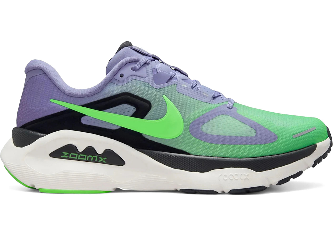Nike Structure Plus Iron Purple Voltage Green - vue 360
