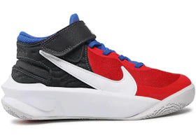 Nike Team Hustle D 10 Flyease University Red Game Royal (GS) - vue 360
