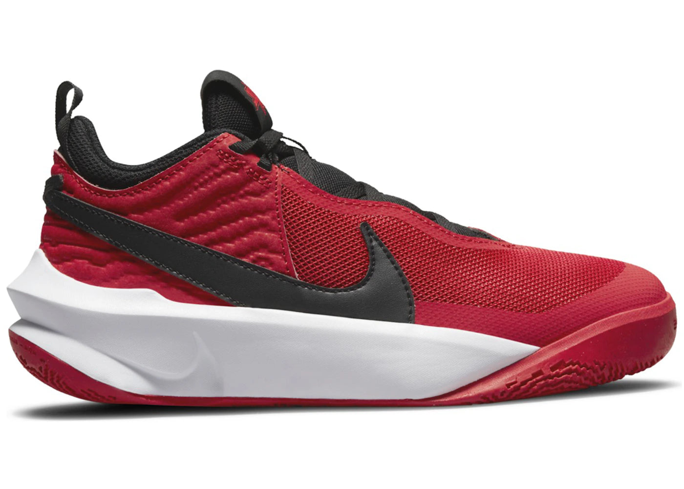 Nike Team Hustle D 10 University Red (GS) - vue 360