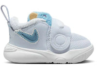 Nike Team Hustle D 11 Football Grey Summit White Celestial Gold Denim Turquoise (TD)