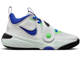 Nike Team Hustle D 11 Green Strike Racer Blue (GS) - authentic Nike sneakers