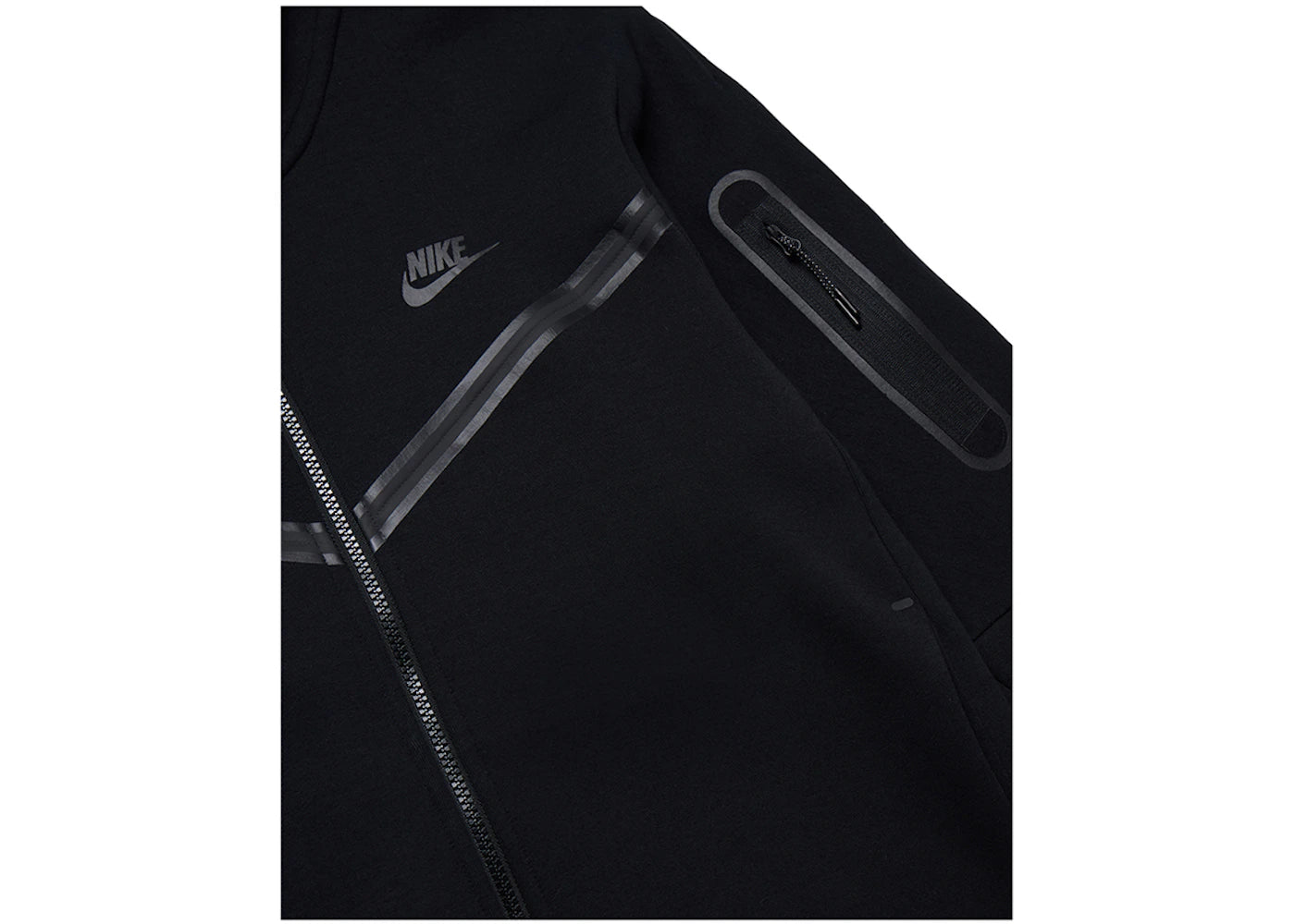 Nike Sportswear Tech Fleece Full-Zip Hoodie Black