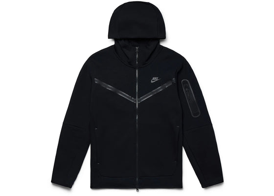 Nike Sportswear Tech Fleece Full-Zip Hoodie Black sneakers - authentic Nike shoes