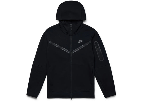Nike Sportswear Tech Fleece Full-Zip Hoodie Black sneakers - authentic Nike shoes