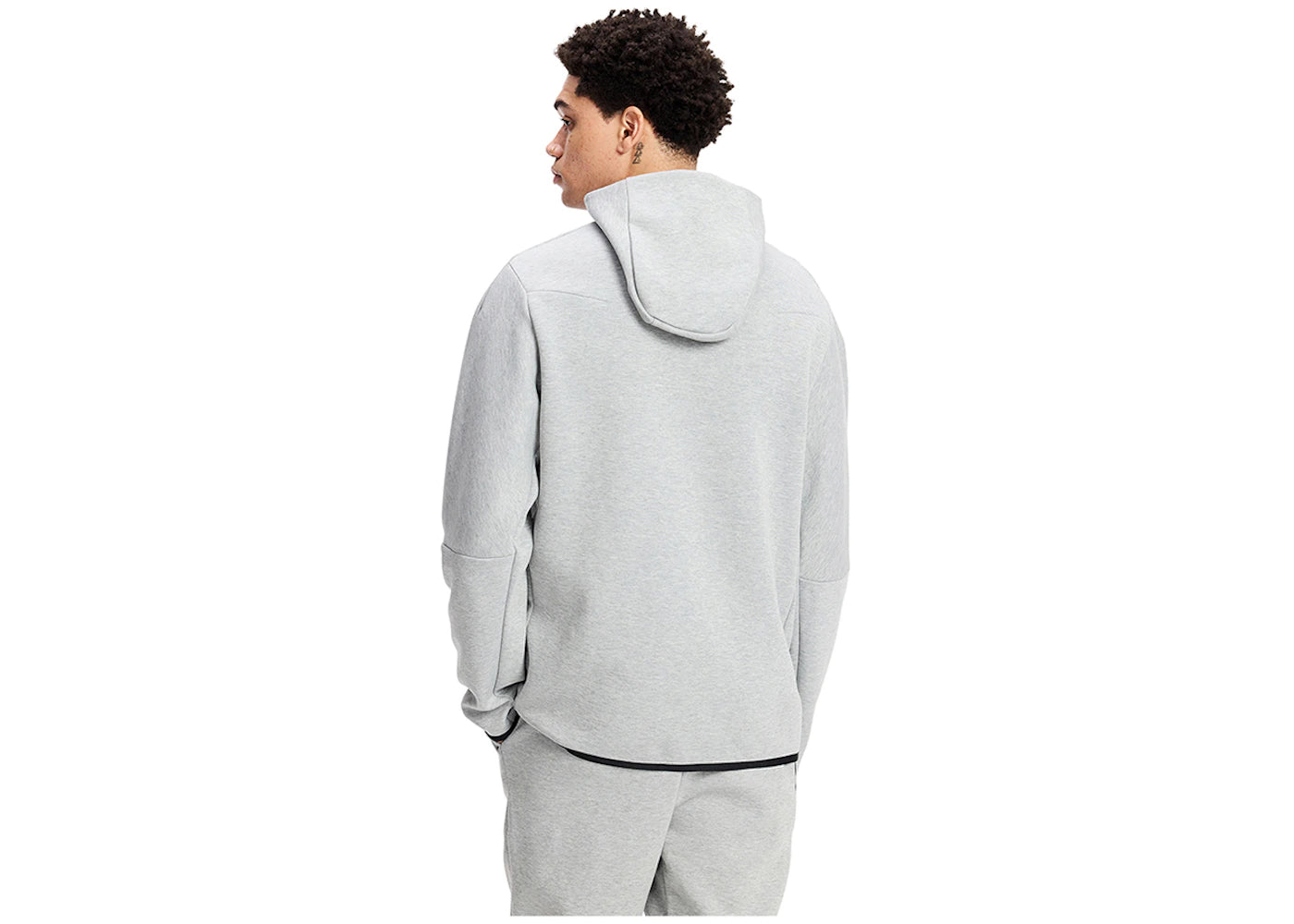 Nike Sportswear Tech Fleece Full-Zip Hoodie Heather Grey/Black
