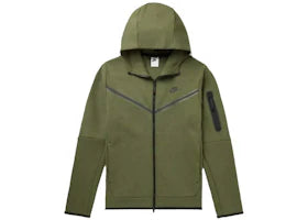Nike Sportswear Tech Fleece Full-Zip Hoodie Rough Green Black