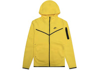 Nike Sportswear Tech Fleece Kapuzenpullover mit durchgehendem Reißverschluss, Gelb/Schwarz