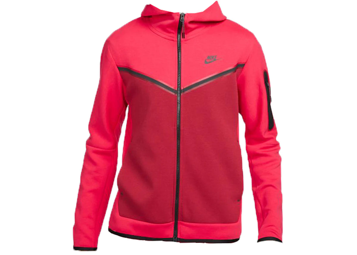 Nike Sportswear Tech Fleece Hoodie Very Berry/Pomegranate/Black - vue secondaire A