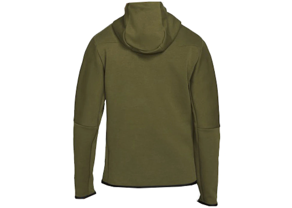 Nike Sportswear Tech Fleece Pullover Hoodie Olive/Black - vue secondaire B