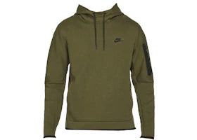 Nike Sportswear Tech Fleece Pullover Hoodie Olive/Black