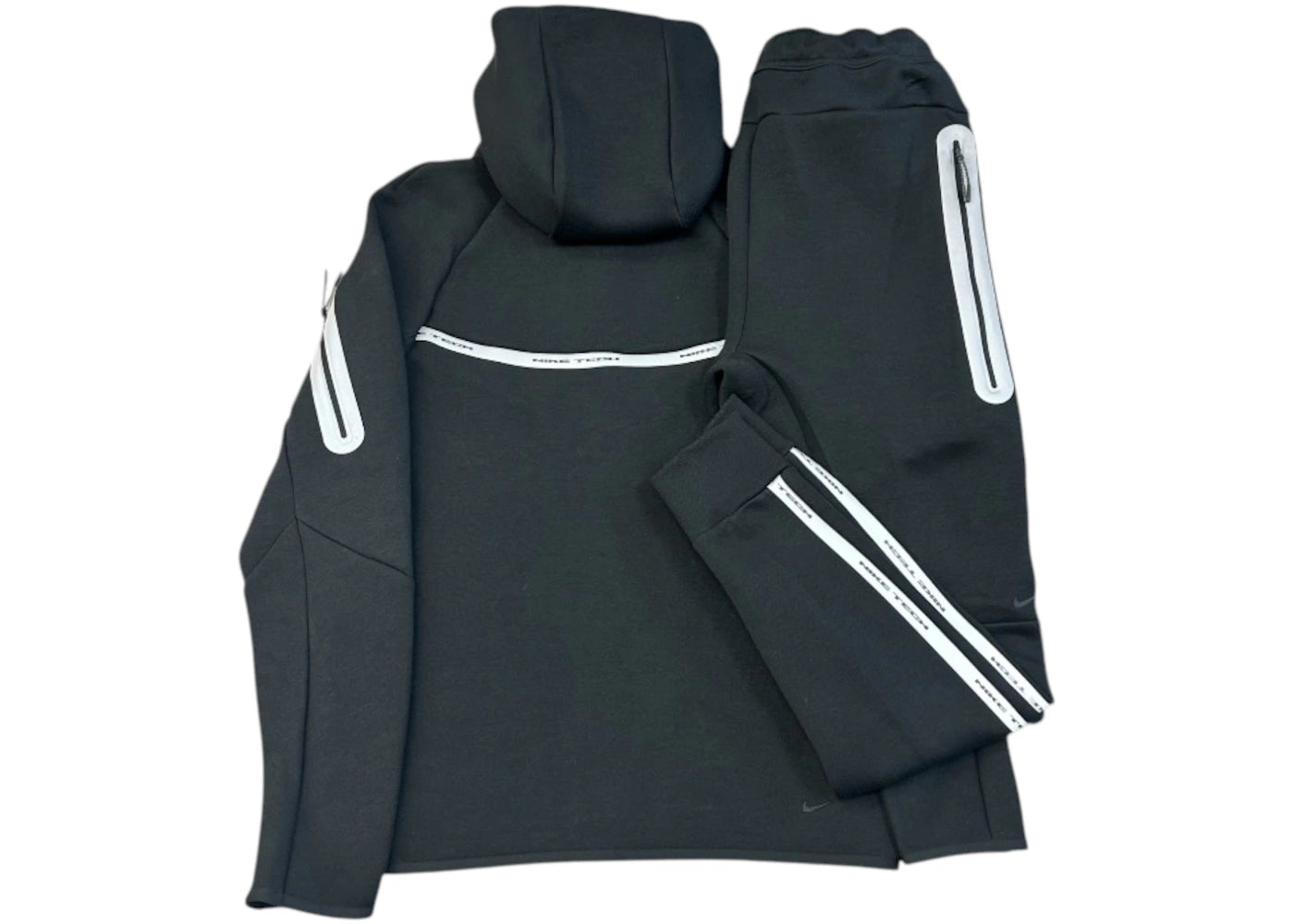 Nike Tech Fleece Reflective Accent Tracksuit Black/Black - vue secondaire B
