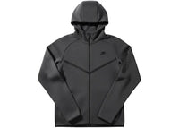 Nike Tech Fleece Windrunner Full Zip Hoodie Black Heather/Black