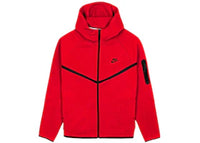 Nike Tech Fleece Windrunner Full Zip Hoodie Gym Red/Black
