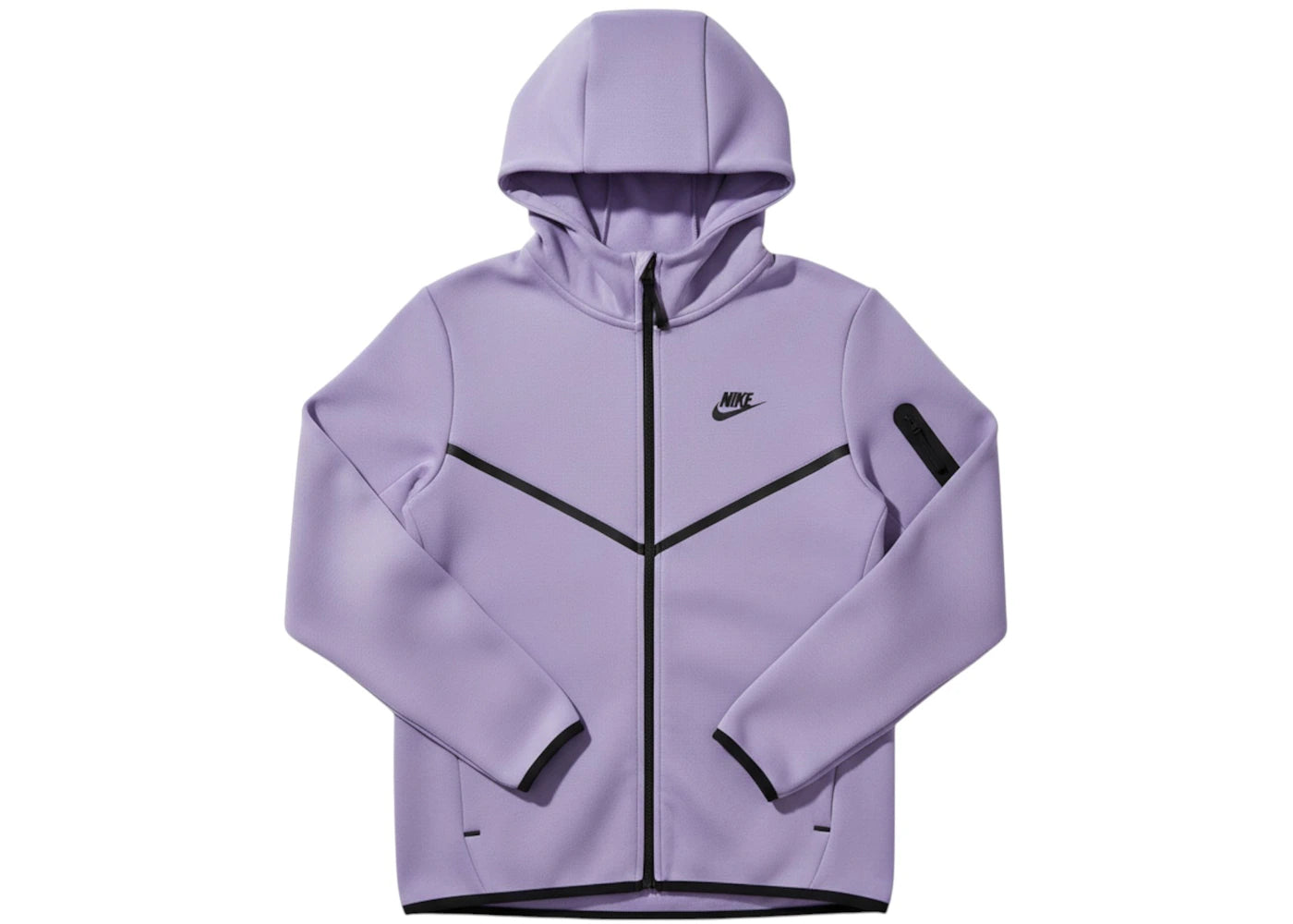 Nike Tech Fleece Windrunner Full Zip Hoodie Hydrangeas Black - vue 360