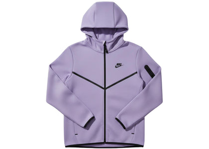 Nike Tech Fleece Windrunner Full Zip Hoodie Hydrangeas Black - authentic Nike apparel
