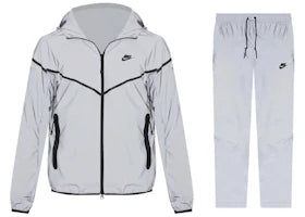 Nike Tech Woven Flash Jacket & Pant Set Reflect Silver/Black