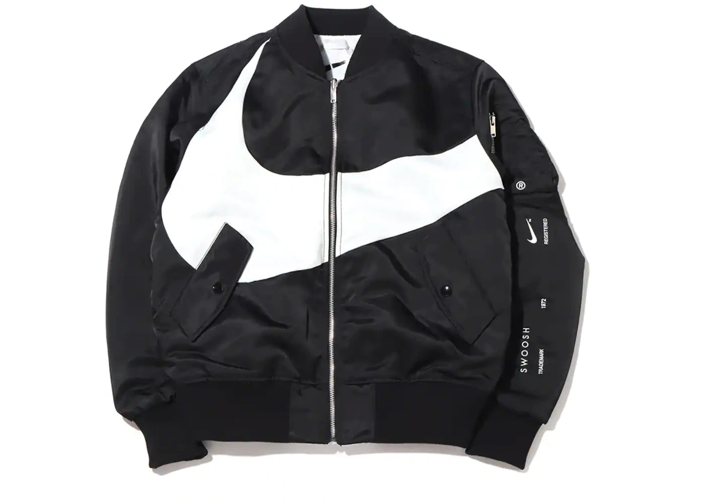 Nike Therma-FIT Synthetic Phil Reversible Bomber Jacket (Asia Sizing) Black - vue 360