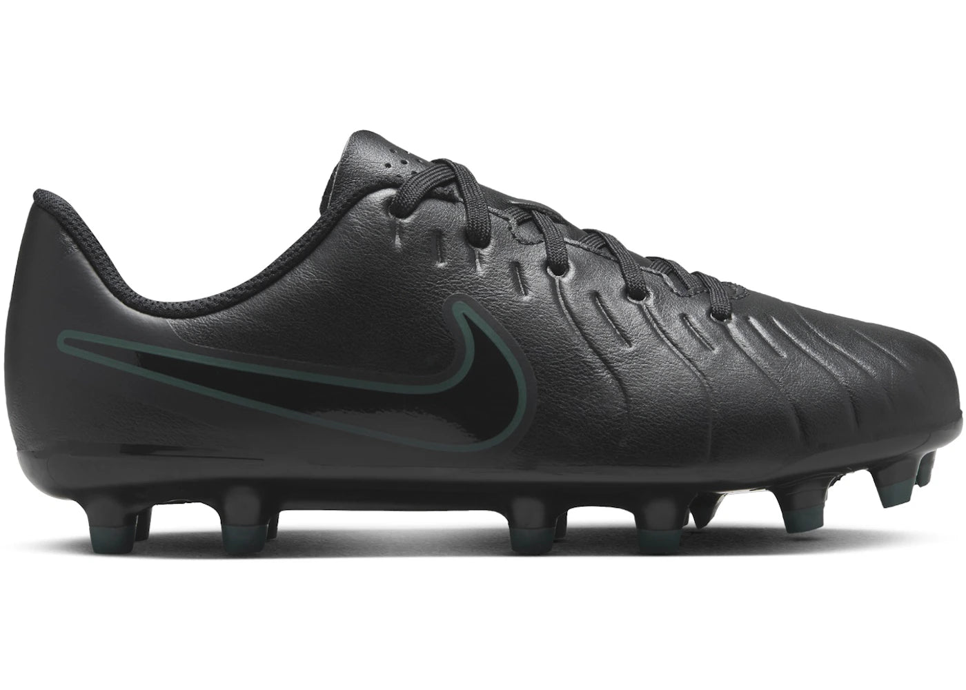 Nike Tiempo Legend 10 Club MG Black Deep Jungle (GS) - vue 360