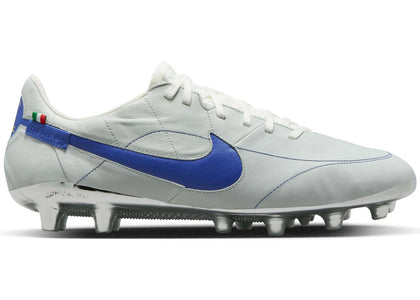 Nike Tiempo Legend 9 Elite MI AG Montebelluna Leather White Game Royal - sneakers view 2
