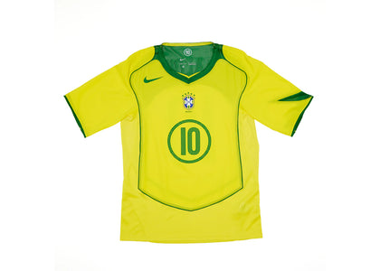 Nike Total 90 Brazil Ronaldinho 2004 Reissue Jersey Opti Yellow/Apple Green sneakers - authentic Nike shoes