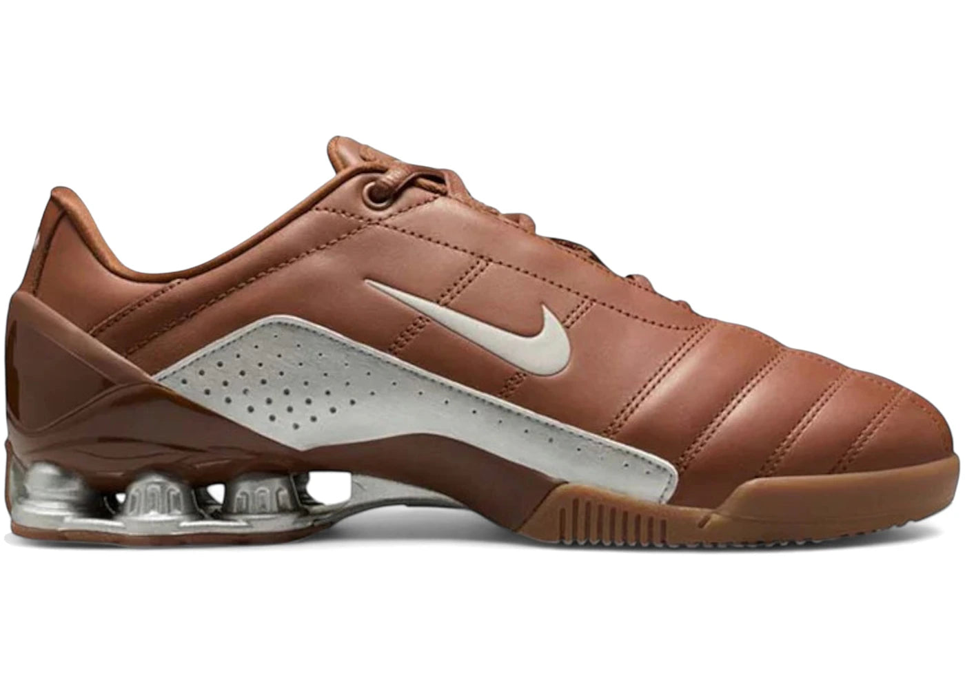Nike Total 90 Shox Magia Pecan Metallic Silver (Women's) - vue 360