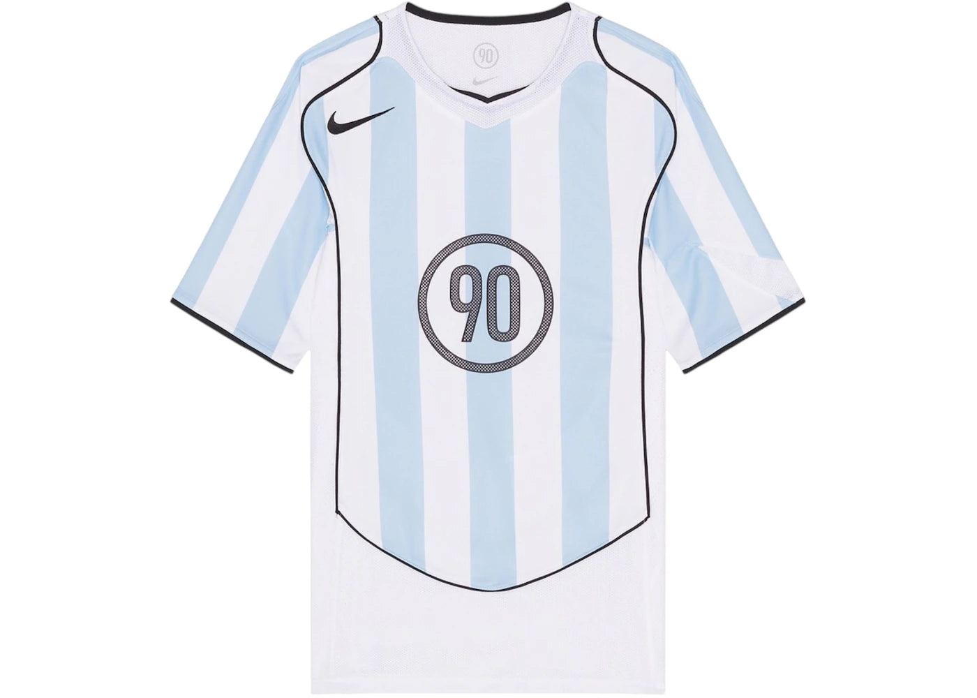 Nike Total 90 Soccer Jersey Blue/White Stripe - vue secondaire A