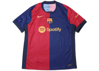 Nike Home FC Barcelona 24/25 Stadium Jersey Deep Royal/Noble Red - authentic Nike apparel