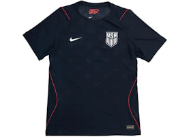 Nike USMNT 2026/27 Aero-Fit Match Away Soccer Authentic Jersey Dark Obsidian/Pure Platinum - authentic Nike apparel