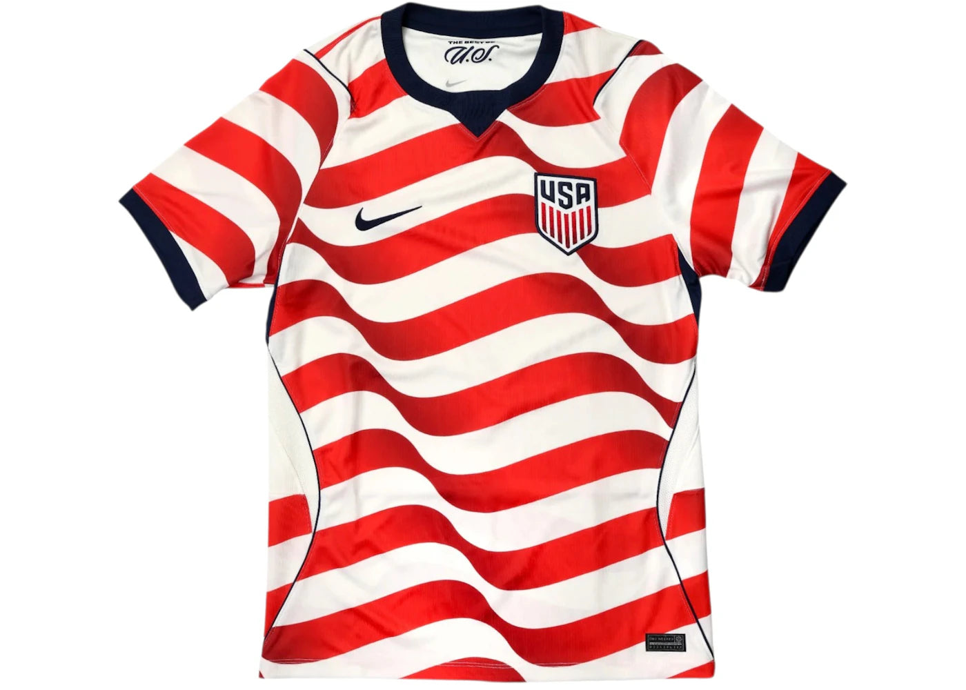 Nike USMNT 2026 Dri-Fit Stadium Home Replica Jersey Sail/Midnight Navy - vue 360