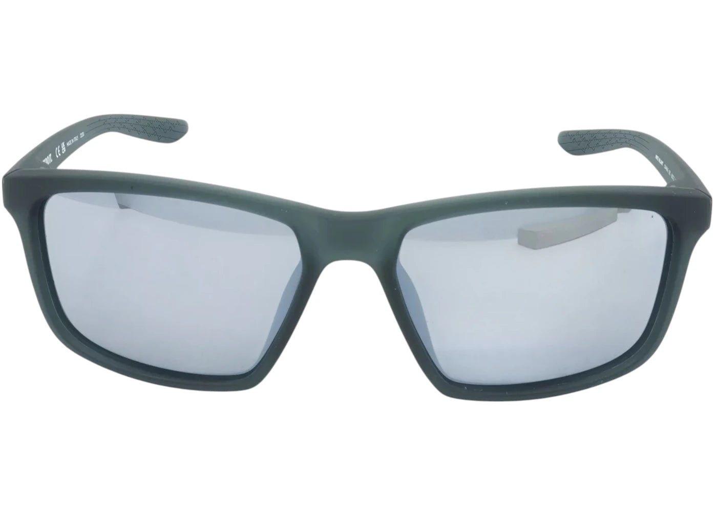 Nike Valiant Mi Square Sunglasses Matte Anthracite Grey Silver Flash (VALIANT-MI-CW4645-061-6017) - vue secondaire B