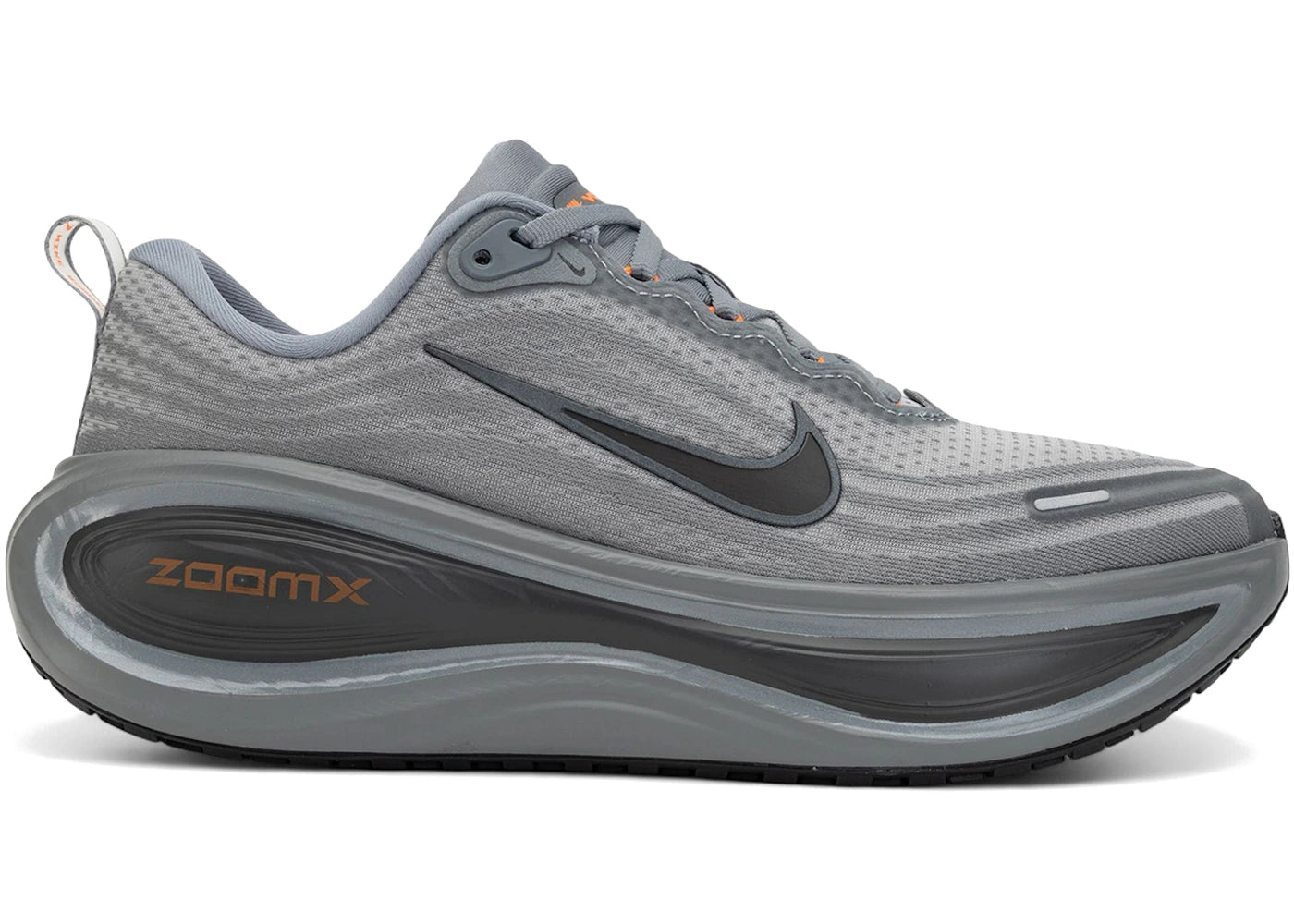 Nike Vomero Plus Cool Grey Safety Orange Black - vue 360
